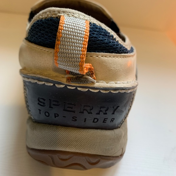 Sperry Size 10 Beige Leather Slip-On Shoes - Picture 3 of 3